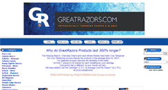 Desktop Screenshot of greatrazors.com